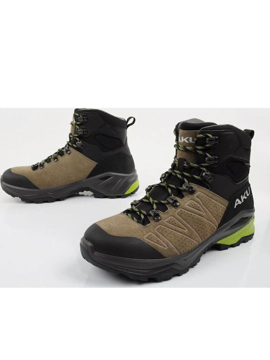 Aku Încălțăminte de Drumeție pentru Bărbați Tip Botine Impermeabile cu Membrană Gore-Tex Negre