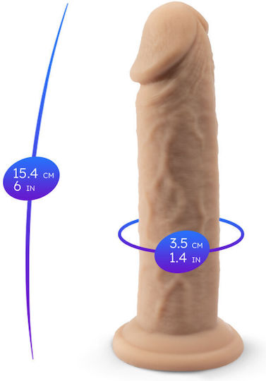Dildo realist Cu ventuză Flesh 15cm