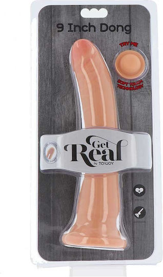 ToyJoy Get Real Dual Density Dong Ρεαλιστικό Dildo με Βεντούζα Flesh 23cm