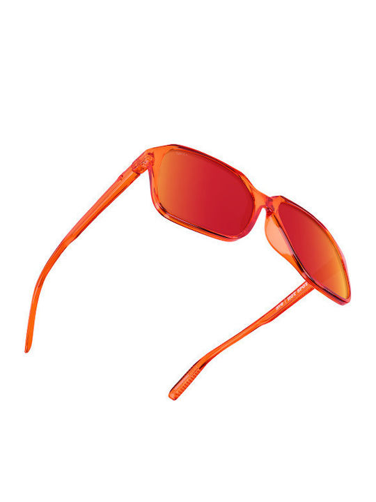 Spy Bronze Unisex Sunglasses with Orange Frame and Orange Polarized Mirror Lens 1800000000063