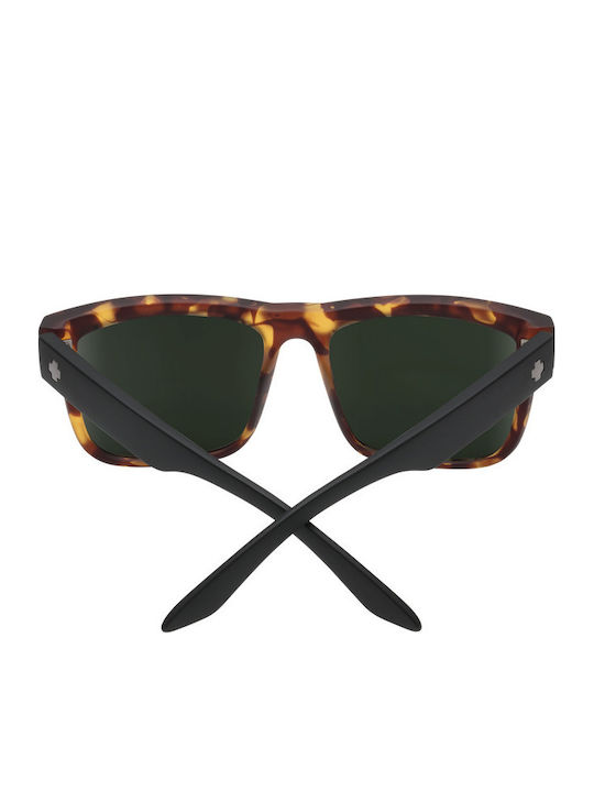 Spy Bărbătești Ochelari de soare cu Maro Tortoise Cadru și Verde Lentilă 673119623863