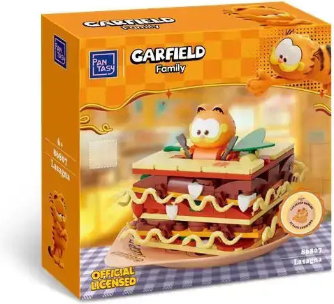 Pantasy Garfield Foodie Building Blocks Lasagna for 6+ Years 228 Pieces