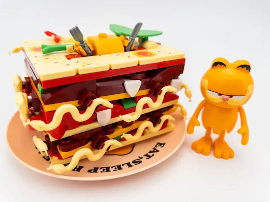 Pantasy Garfield Foodie Building Blocks Lasagna for 6+ Years 228 Pieces