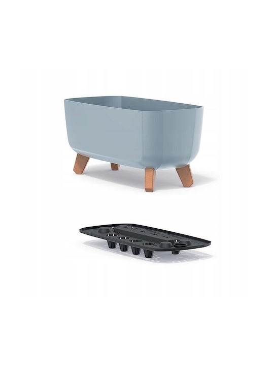 Prosperplast Саксия Пластмаса Light Gray 58x24x23.5см.