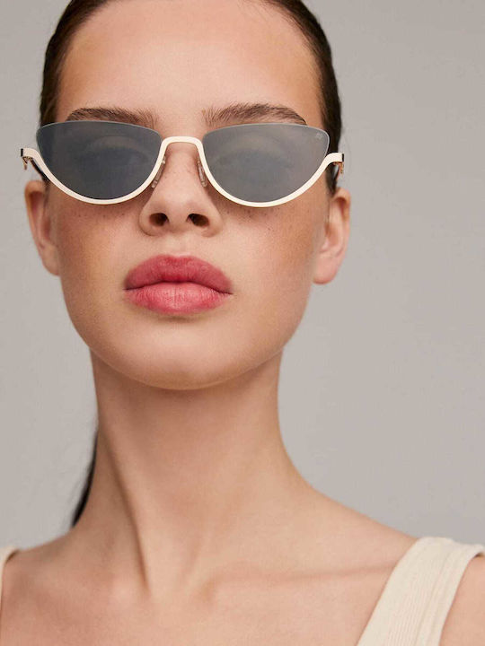 AV Sunglasses Zuma Unisex Sunglasses With Gold Metallic Frame 121-ZUMA Gold