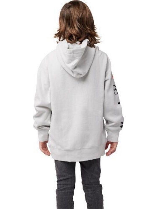 Kids Sweatshirt with Hood and Pockets Gray