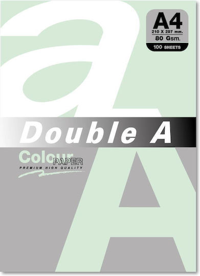 Double A Farbpapier Kopierpapier A4 80g/m² 100 Blätter Pack Double A Pastell Lagune
