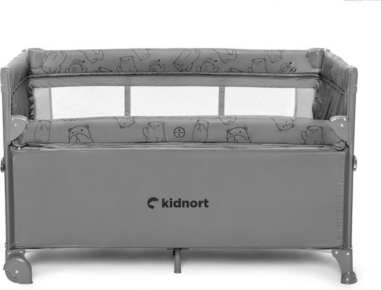 Kidnort Loc de joacă cu Saltea Gri 22cm