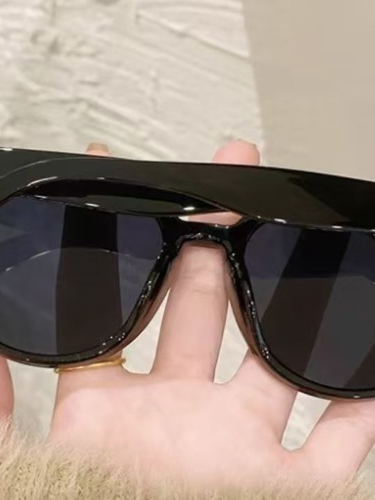 King Unisex Γυαλιά Ηλίου με Μαύρο Σκελετό και Μαύρο Polarized Φακό SUNKI345-SN014