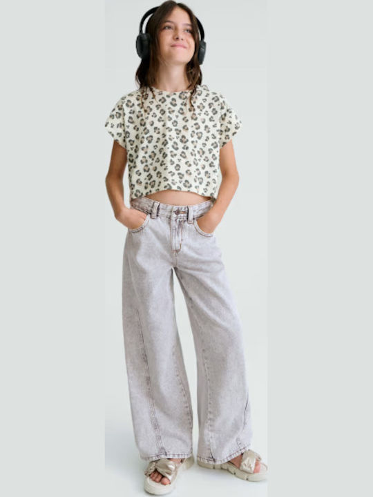 Kids' Denim Pants Gray