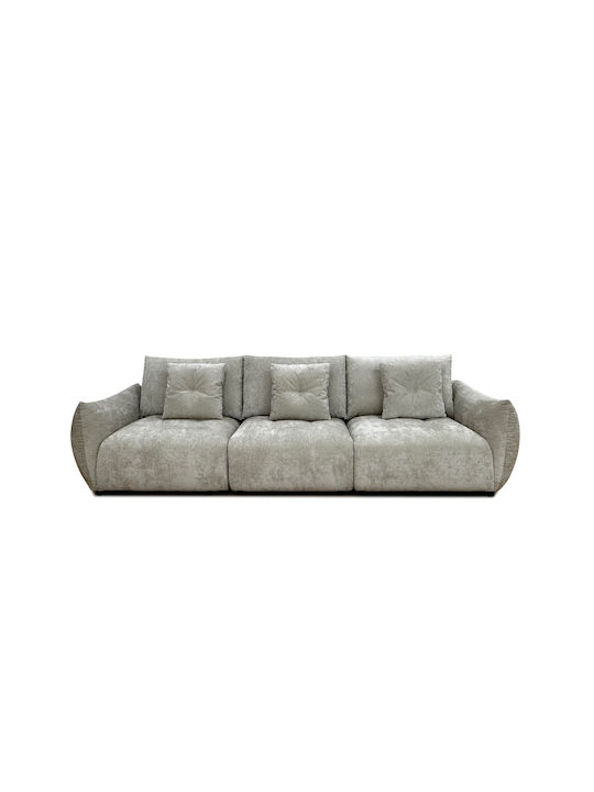 Liberta Dreisitzer Sofa Grau 313x100x89cm