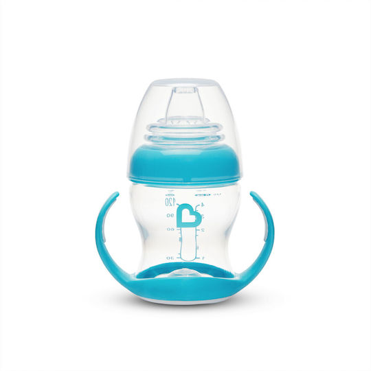 Munchkin Gentle Transition Cup Baby Sippy Cup Plastic with Handles Blue for 4m+ 118ml