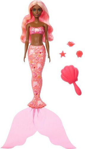 Barbie Mermaid Doll Color Reveal For 3+ Years (Various Designs) 1pc
