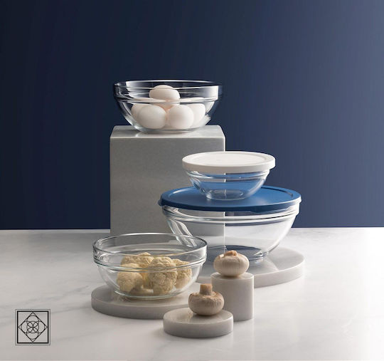 Pasabahce Chef Serving Bowl Round Glass with Diameter 3.7cm