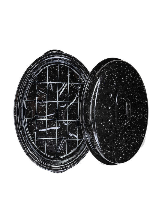 Ankor Dutch Oven Oval with Grill 45x35cm 1pcs