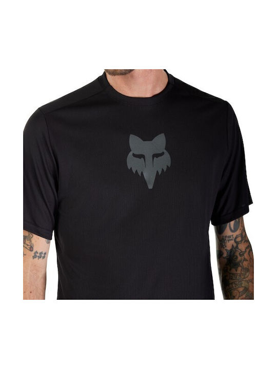 Fox Ranger Ss Short Sleeves Cycling Jersey Black