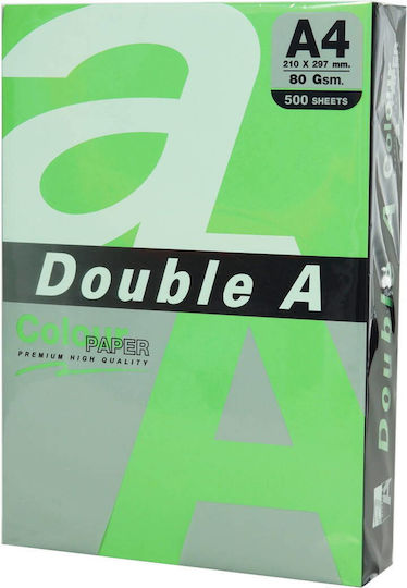 Double A Color Paper Copier A4 80gsm 100 Sheets Pack Double A Parrot Intens