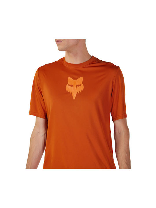 Fox Ranger Ss Bărbați Mâneci scurte Tricou de ciclism Portocaliu