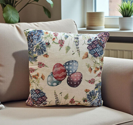 Linea Home Osterkissenbezug Lila 45x45cm