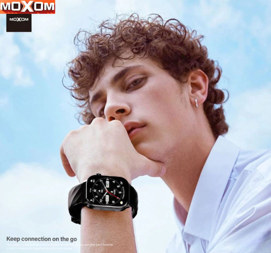 Moxom Mx-wh25 Smartwatch 2.01” Calls GPS 100+ Sport Modes Waterproof 10m & Health Tracker Pink