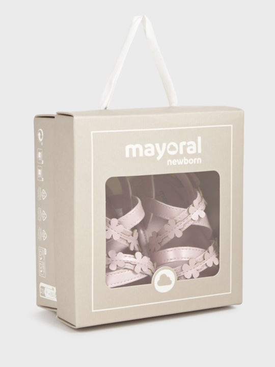Mayoral Soft-Sole Baby Sandals Beige