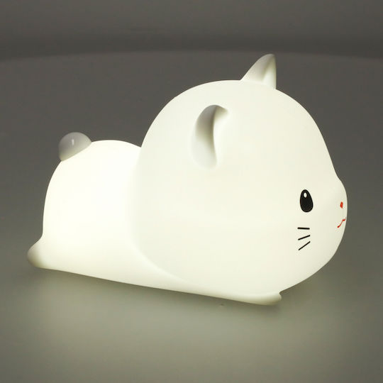 ikonka Lampă decorativă pentru copii Alb 15x11x10εκ.