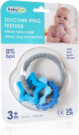 Baby Jem Beißring für das Zahnen aus Silikon für 3 m+