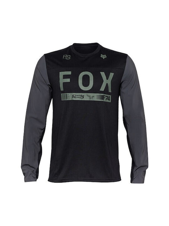 Fox Ranger Long Sleeves Cycling Jersey Black