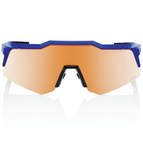 100% Cycling Glasses Speedcraft XS with Blue Frame & Mirror / Photochromic Lenses