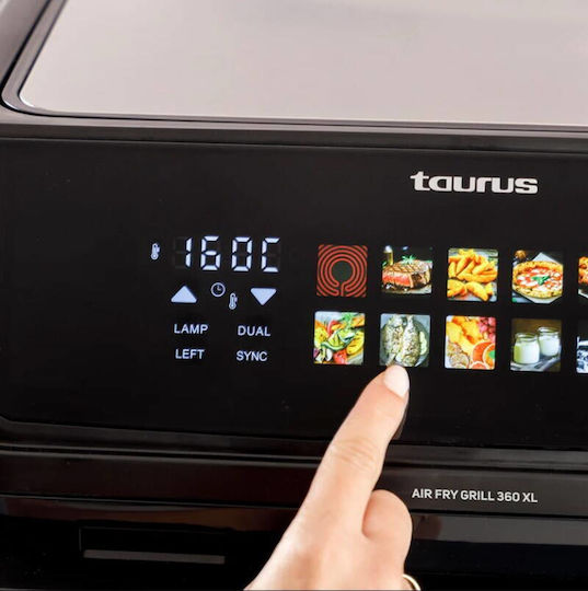 Taurus Heißluftfritteuse 10lt Schwarz 973004000