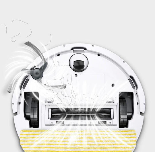 Karcher RVC 3 Robot Vacuum Cleaner with Sensors & Mapping Laser & Suction Power 15000Pa White