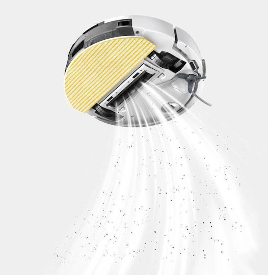 Karcher RVC 3 Robot Vacuum Cleaner with Sensors & Mapping Laser & Suction Power 15000Pa White