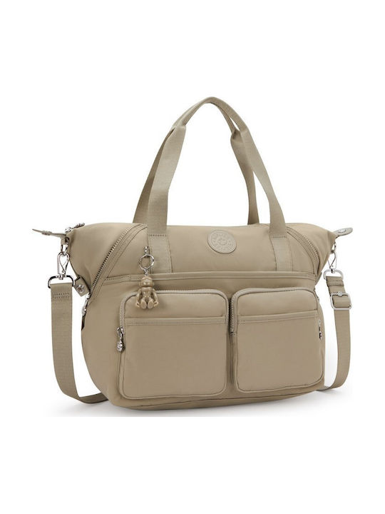 Damentasche Schultertasche Beige