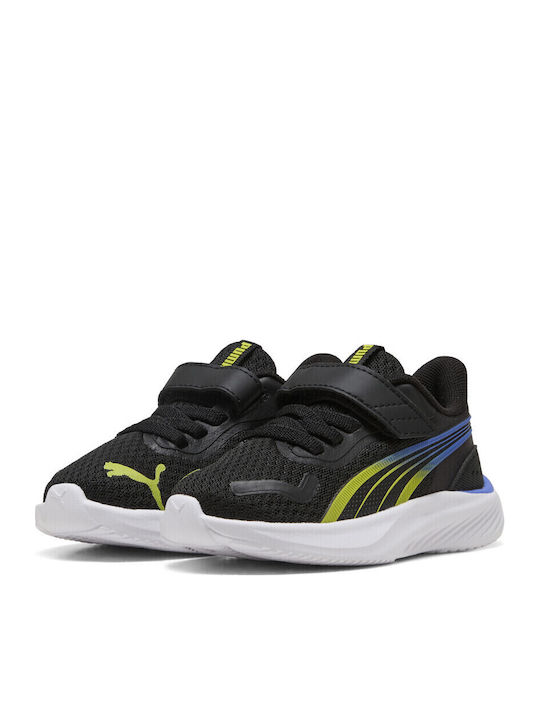 PUMA Pounce Ac+ Running Kinder Sportschuhe Schwarz PUMA Pounce Ac+ Running Kinder Sportschuhe Schwarz