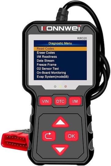 Konnwei Автомобилна Диагностика OBD 2 с Кабел