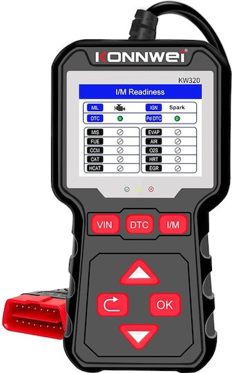 Konnwei Автомобилна Диагностика OBD 2 с Кабел