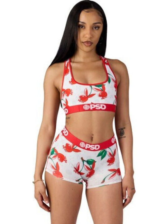 Women's Sports Bra without Padding Cherry