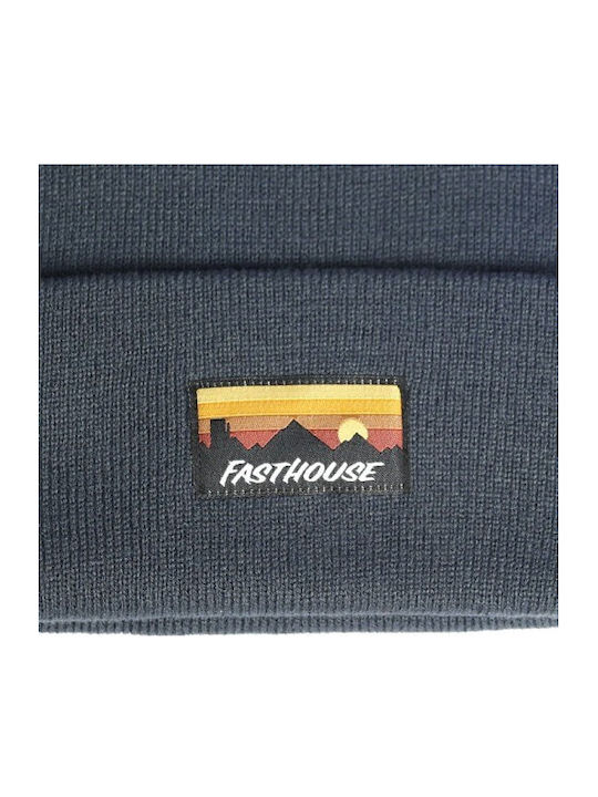 Beanie Unisex Beanie Knitted in Blue color