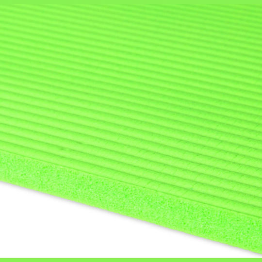 Relaxdays Relaxdays Pilates Exercise Mat Green Thickness 1cm