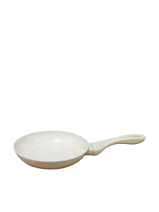 Cheffinger Set de tigăi din aluminiu Pink cu strat antiaderent CF-FA03Beige 3buc