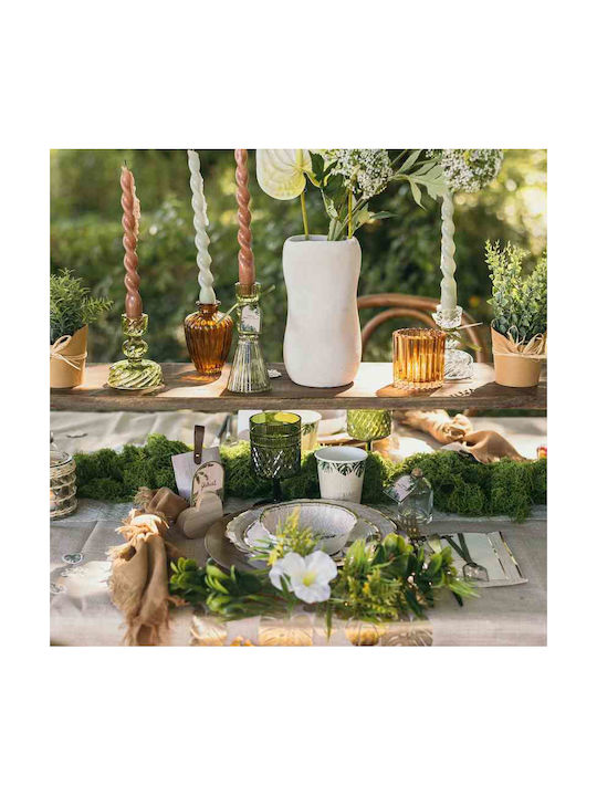 Beauty Home Decorative Vase Thalya White 18cm