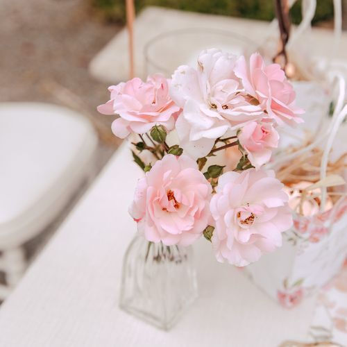 Beauty Home Βάζο Γυάλινο Rosalie Διάφανο 5.3xΥ11cm