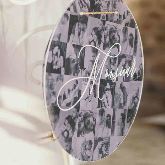 Beauty Home Decorative Vase Mr. And Mrs Transparent