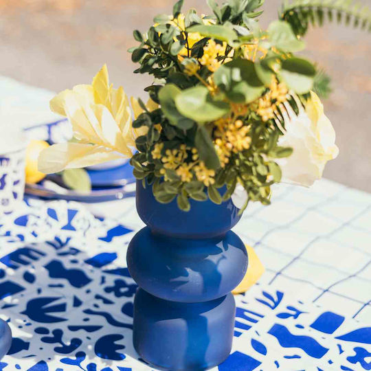 Beauty Home Decorative Vase Gabriel Blue 18cm