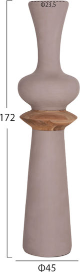 HomeMarkt Βάζο Δαπέδου Τσιμεντένιο Nebula Καφέ HomeMarkt Βάζο Δαπέδου Τσιμεντένιο Nebula Καφέ