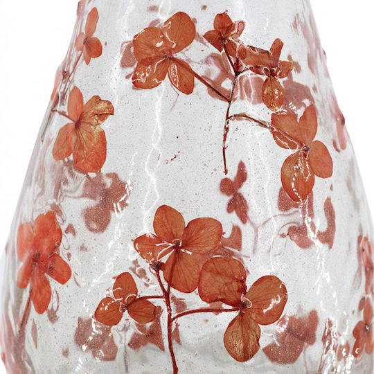Artekko Decorative Vase Aphelios Transparent 12.5x12.5x18cm