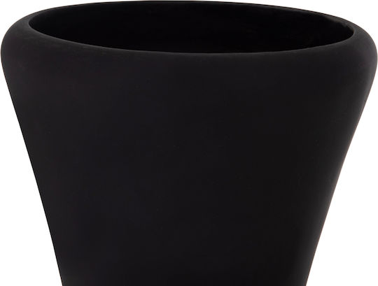 HomeMarkt Διακοσμητικό Βάζο Δαπέδου Τσιμεντένιο Nebula Μαύρο 17xΥ45cm