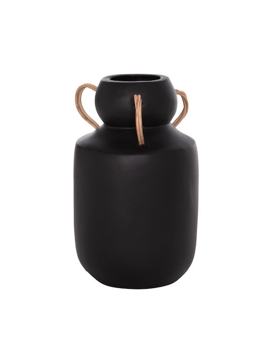HomeMarkt Decorative Vase Ceramic Mibo Orange 16x16xH16.5cm