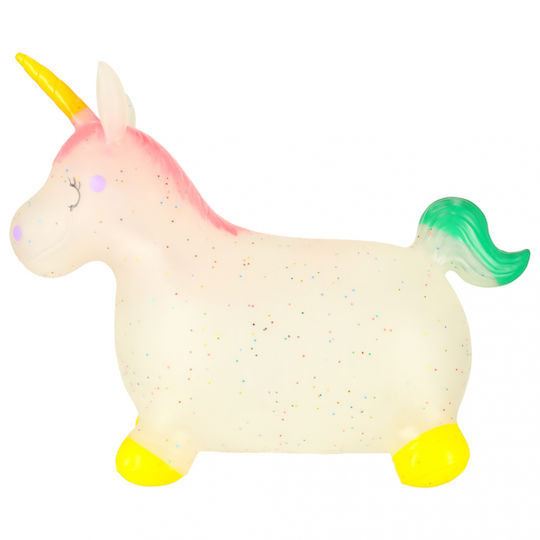 ikonka Săritori Unicorn Pentru 3+ Ani Roz 47 cm