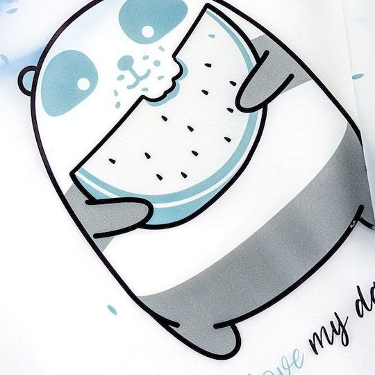 Akuku Impermeabila Salopetă material textil cu autocolant, Buzunar & Mâneci Badger Blue